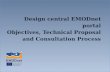 Design  central  EMODnet  p ortal Objectives, Technical Proposal and  C onsultation Process