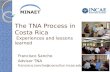The TNA Process in Costa Rica   Experiences and lessons learned