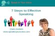 7 Steps to Effective Speaking