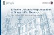 Efficient Dynamic Heap Allocation of Scratch-Pad Memory
