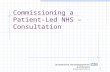 Commissioning a Patient-Led NHS – Consultation