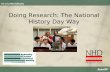 Doing Research: The National History Day Way