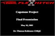 Capstone Project Final Presentation May 16, 2002 Dr. Thomas Robinson CMfgE