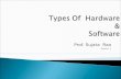 Types Of  Hardware   &  Software