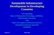 Sustainable Infrastructure Development in Developing Countries