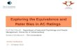 Exploring the Equivalence and Rater Bias in AC Ratings
