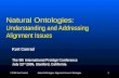 Natural Ontologies : Understanding and Addressing Alignment Issues