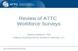 Review of ATTC  Workforce Surveys