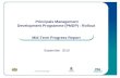 Principals Management Development Programme (PMDP) - Rollout Mid-Term Progress Report