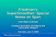 Friedman's  SuperSmoother : Special Notes on Span