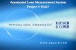 Automated Lens Measurement System Project # 05427