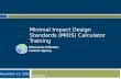 Minimal Impact Design Standards (MIDS) Calculator Training