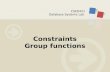 Constraints Group functions