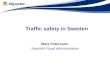 Traffic safety in Sweden
