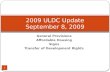 2009 ULDC  Update September 8, 2009