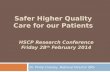 HSCP Research Conference Friday 28 th  February 2014