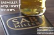 SABMILLER ACQUISISCE FOSTER’S