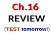 Ch.16  REVIEW