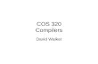 COS 320 Compilers