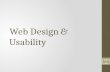 Web Design & Usability