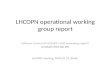 LHCOPN operational working group report