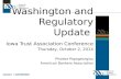 Washington and Regulatory Update