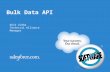 Bulk Data API