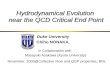Hydrodynamical Evolution  near the QCD Critical End Point