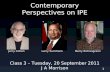 Contemporary Perspectives on IPE