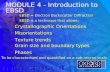 MODULE 4  - Introduction to EBSD