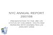 NYC ANNUAL REPORT 2007/08