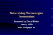 Networking Technologies Presentation