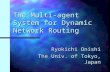 The Multi-agent System for Dynamic Network Routing