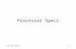 Processor Specs