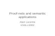 Proof-nets and semantic applications