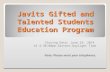 Javits  Gifted and Talented Students Education Program