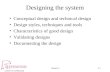 Designing the system