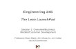 Engineering 245 The Lean LaunchPad