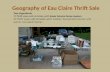 Geography of Eau Claire Thrift Sale