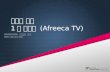 미디어 비평 1 인 미디어  ( Afreeca  TV)