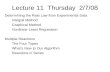 Lecture 11  Thursday  2/7/08