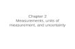 Chapter 2 Measurements, units of measurement, and uncertainty