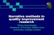 Narrative methods in quality improvement research