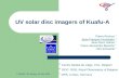 UV solar disc imagers of Kuafu-A