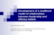 Development of a multilevel model of relationships between leadership and efficacy beliefs