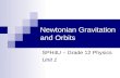 Newtonian Gravitation and Orbits