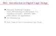 B01:  Introduction to Digital Logic Design