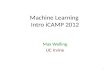 Machine Learning  Intro  iCAMP  2012