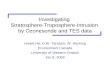 Investigating  Stratosphere-Troposphere-Intrusion  by Ozonesonde and TES data