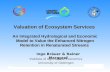 Valuation of Ecosystem Services